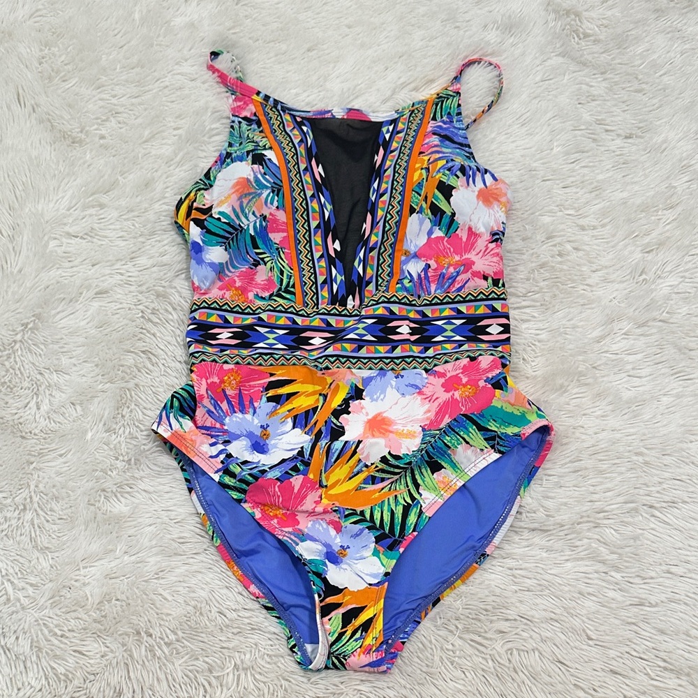 🌴 NWT La Blanca Tummy Control One Piece Swimsuit